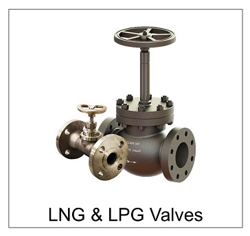 LNG and LPG valves